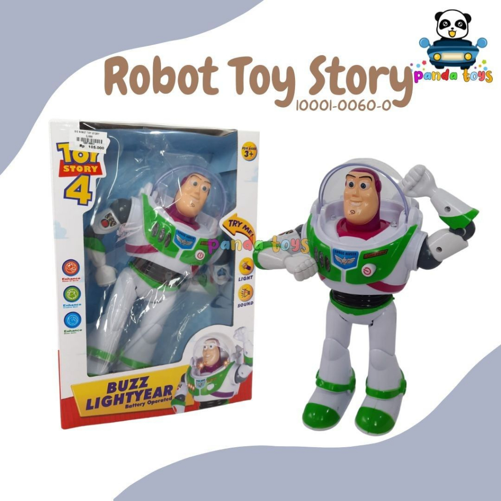 Mainan Anak Baterai Toy Story 4 Buzz Lightyear Battery Operated EJ889