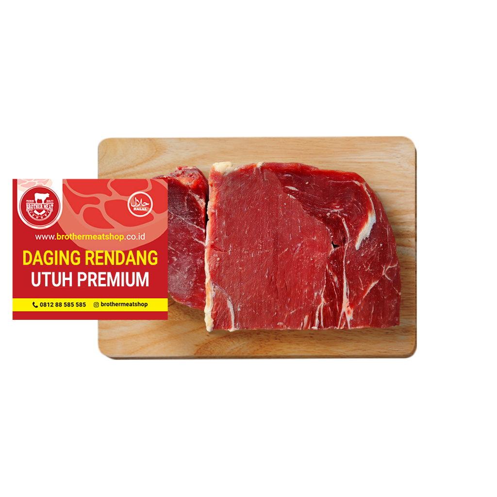 Daging Rendang Utuh Premium 1kg, Daging Beku Halal