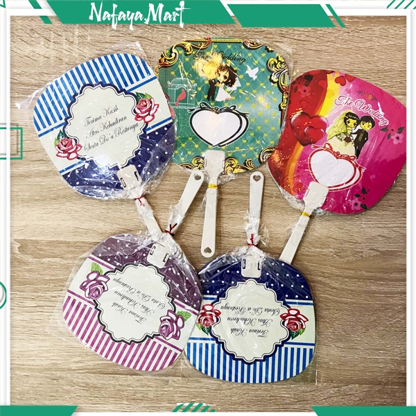 KIPAS MINI SOUVENIR / KIPAS TANGAN KARAKTER / SOUVENIR PERNIKAHAN