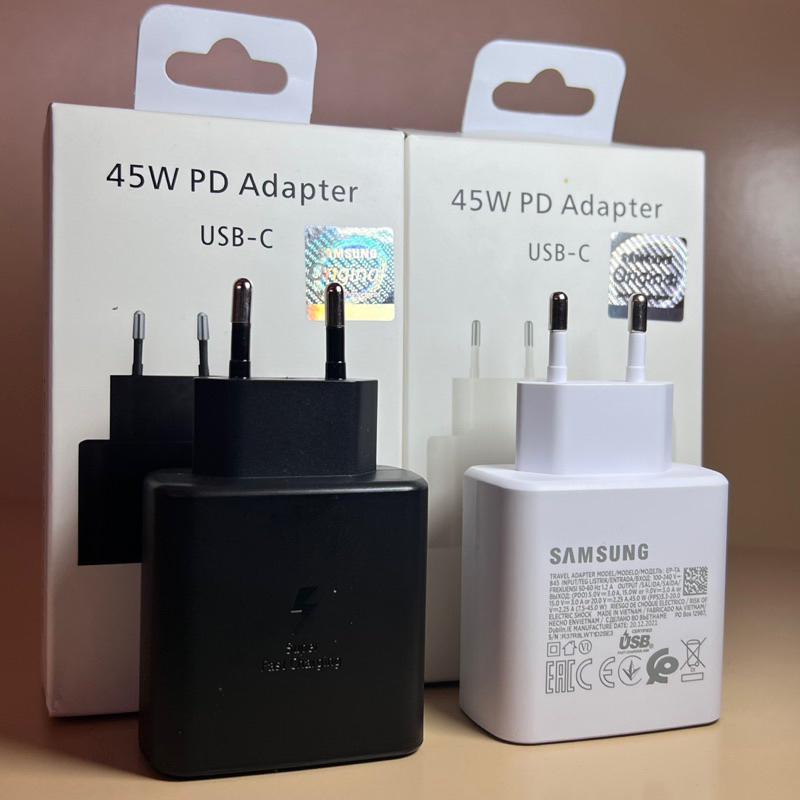 Adaptor Samsung 45W Super Fast charging COPOTAN DARI GARANSI RESMI Type C ORIGINAL 100% (ADAPTOR SAJA)