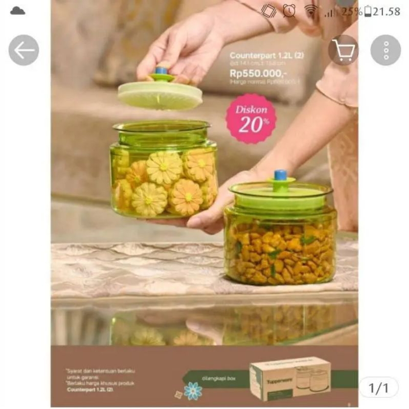 Tupperware Counterpart 1,2L(1)