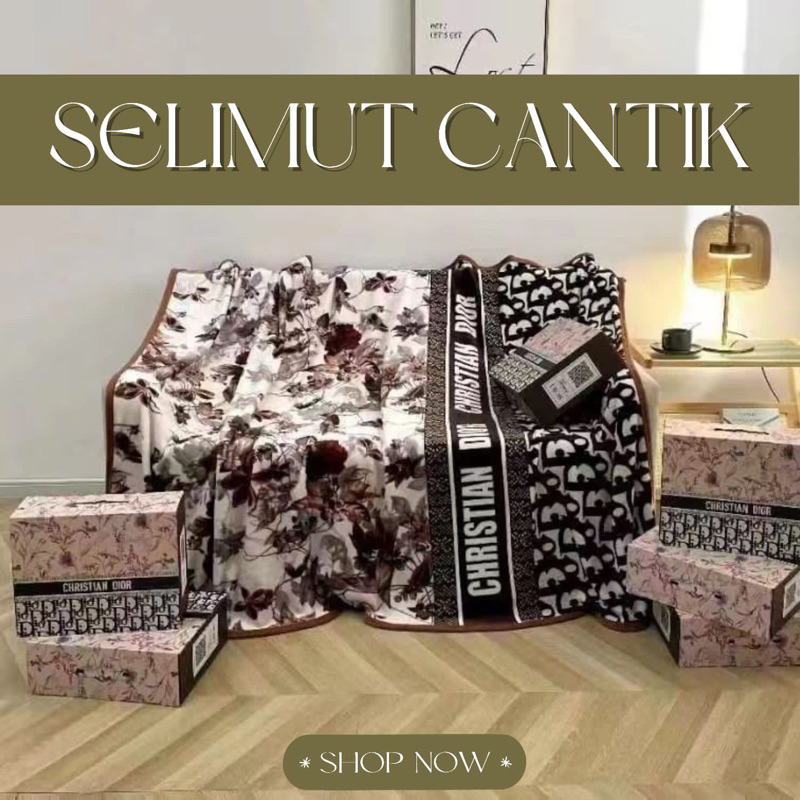 Selimut Exclusive with Box Christian Dior