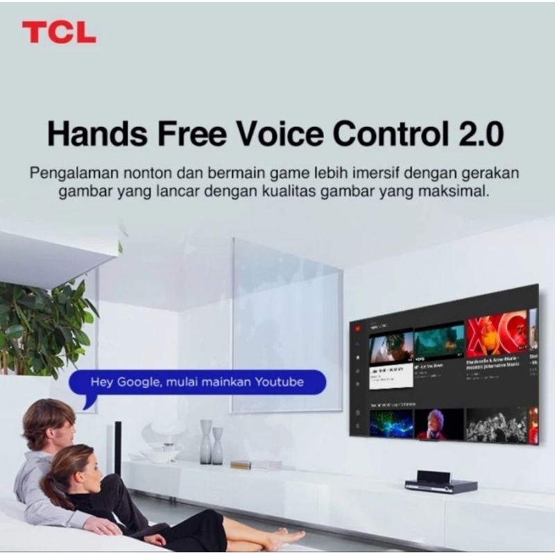 TCL 55C645 Smart TV 55 Inch QLED Google TV 4K UHD HDR10+ Garansi Resmi