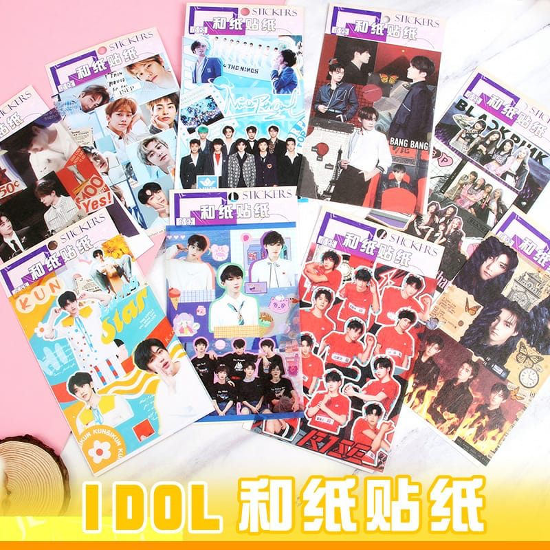 [BACA DESC] Sticker Stiker TNT Teens in Times EXO untuk scrapbook hiasan kertas set dekorasi