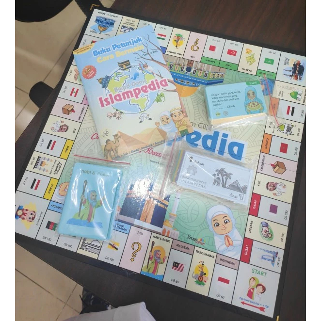 Monopoli Islam Islampedia Board Game Muslim Cilik Monopoly Mainan Edukasi Anak