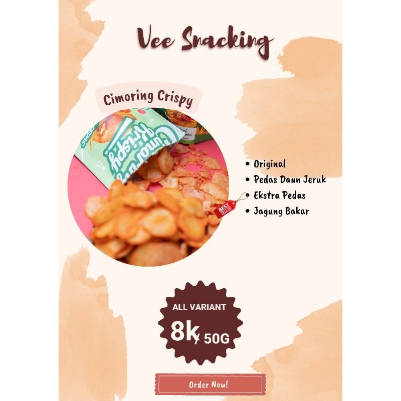 

CIMORING CRISPY 50g Gurih, Renyah, Aneka Rasa || Cemilan Kekinian