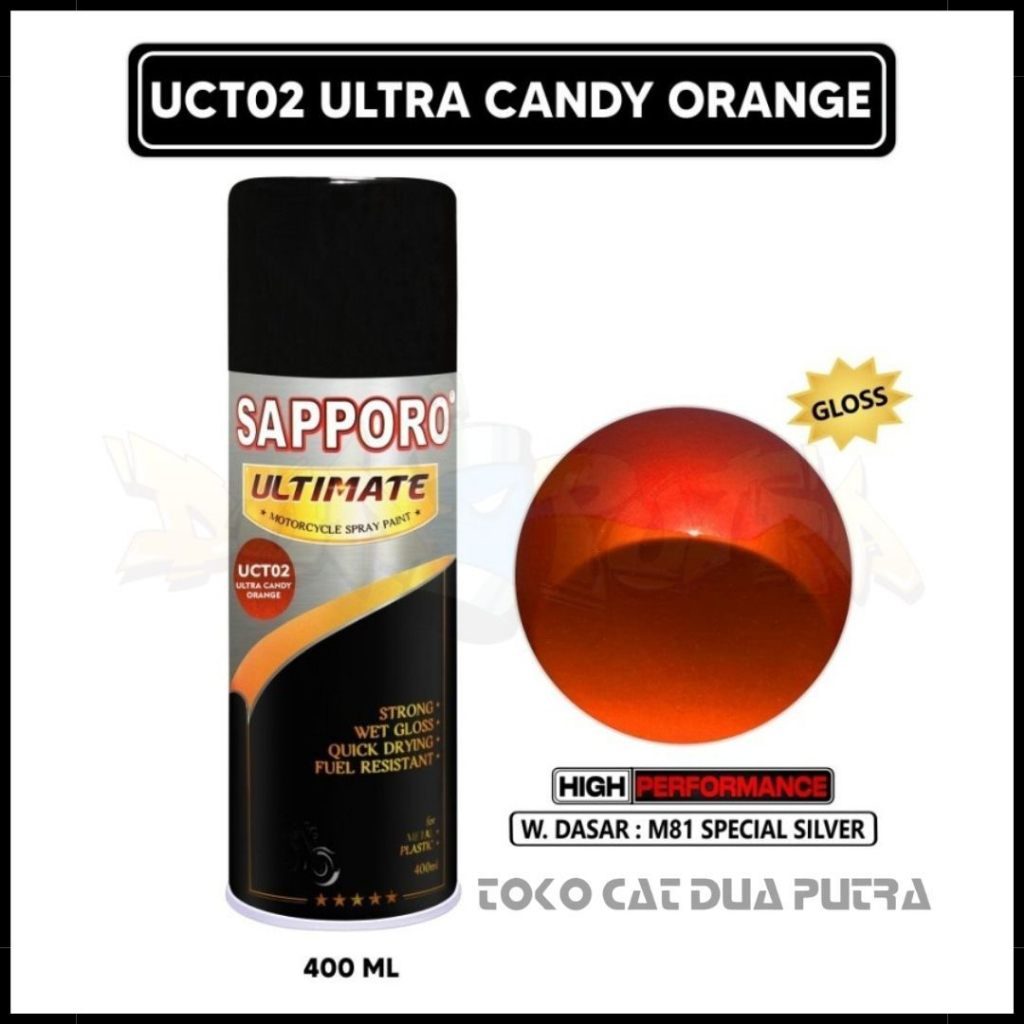 Sapporo Ultimate 400ml UCT02 Ultra Candy Orange