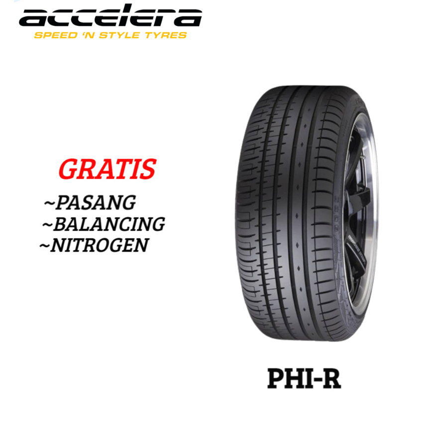 Ban Radial 225 50 R18 ACCELERA PHI-R 225/50 R18 Ban Mobil Tubeles Velg Ring 18
