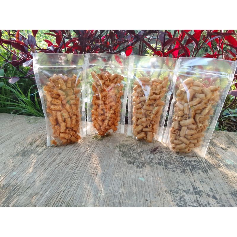 

makaroni bantet, makaroni, makaroni spiral,keripik pangsit, makaroni kerang, basreng 60gram