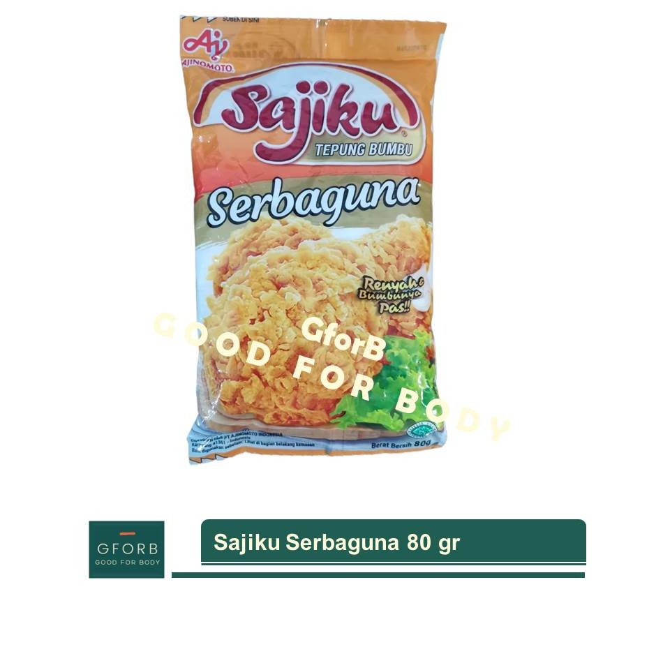 

Sajiku Tepung Serbaguna 75 gr Serba Guna Masak Goreng