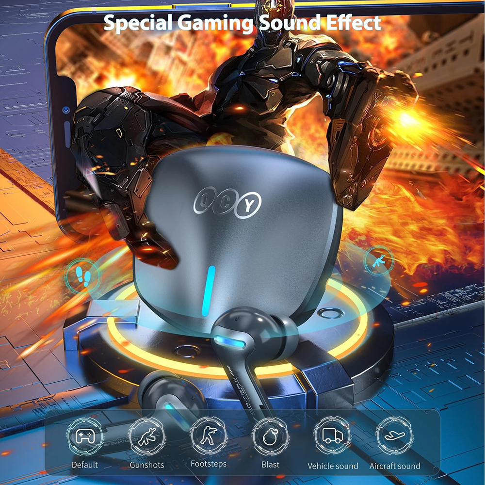 TWS Gaming Bluetooth Earphone with Charging Case - G1