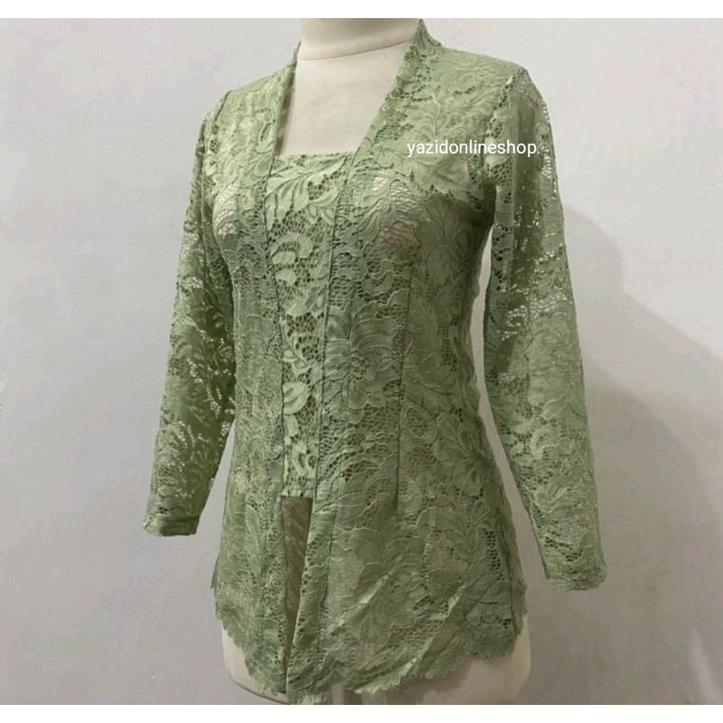 kebaya burkat random tanpa lubang kancing/kebaya burkat/kebaya burkat termurah