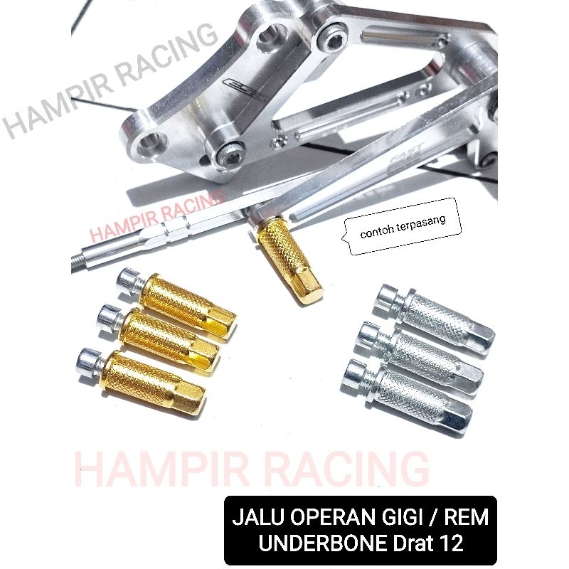 [PROMO] JALU REM / OPERAN GIGI UNDERBONE DRAT 12 JALU PERSENELING GIGI JALU PEDAL REM TUAS UNDERBONE