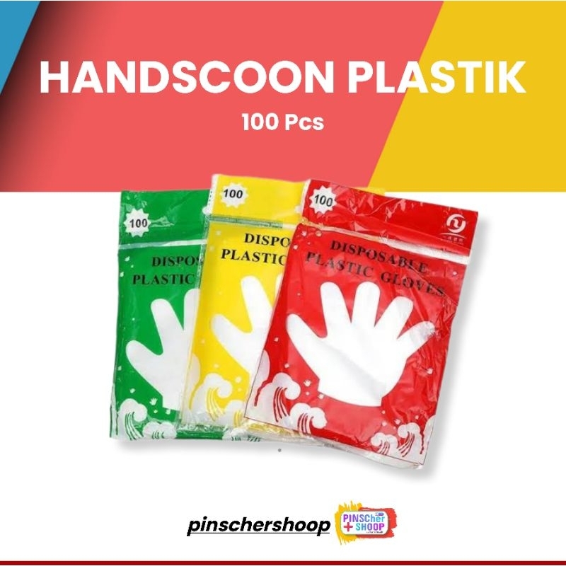 Sarung Tangan Plastik Glove Plastik Serbaguna Isi 100 Sarung Tangan Sekali Pakai
