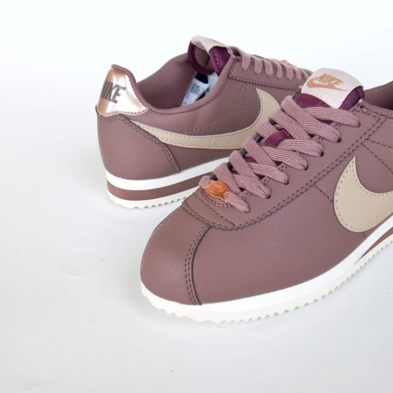 SEPATU NIKE CORTEZ SMOKE MAUVE LEATHER