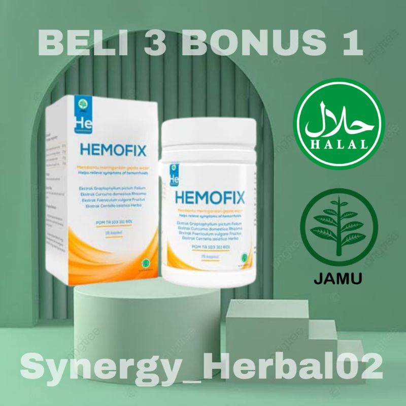 Hemofix Obat Wasir Ambeien Ampuh BPOM Asli Original