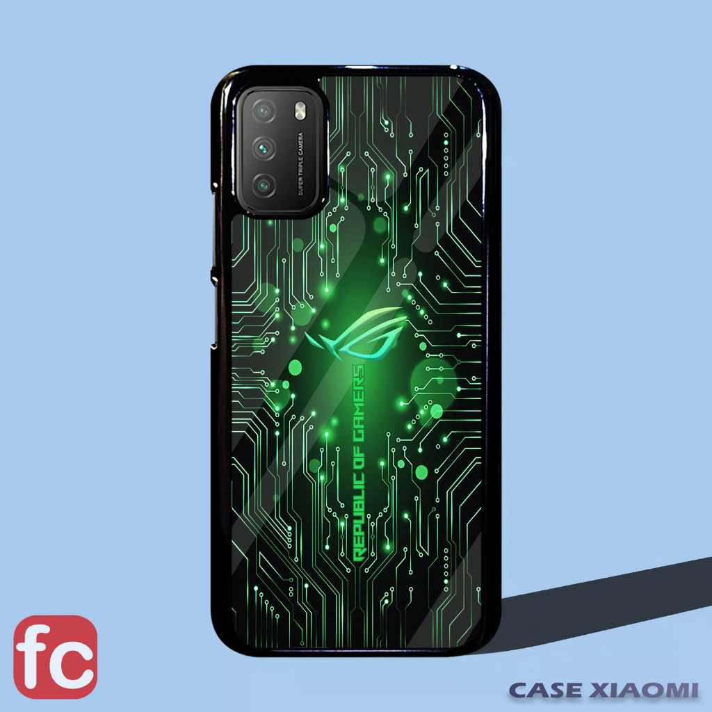 Case Glossy HD Xiaomi Poco m3 4G Redmi 9T [FR01] Abstract Gaming Game Casing Redmi 9t Poco m3 | Kesi