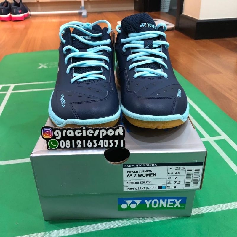 Sepatu Yonex Shb65z3 Navy Saxe