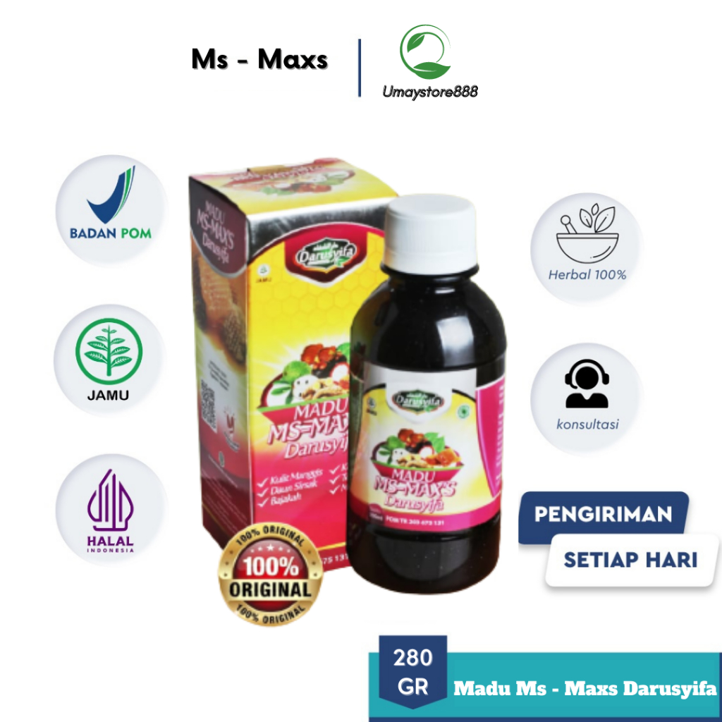 DARUSYIFA - Madu Ms Maxs Manggis Sirsak Membantu Mengatasi Gejala Kanker