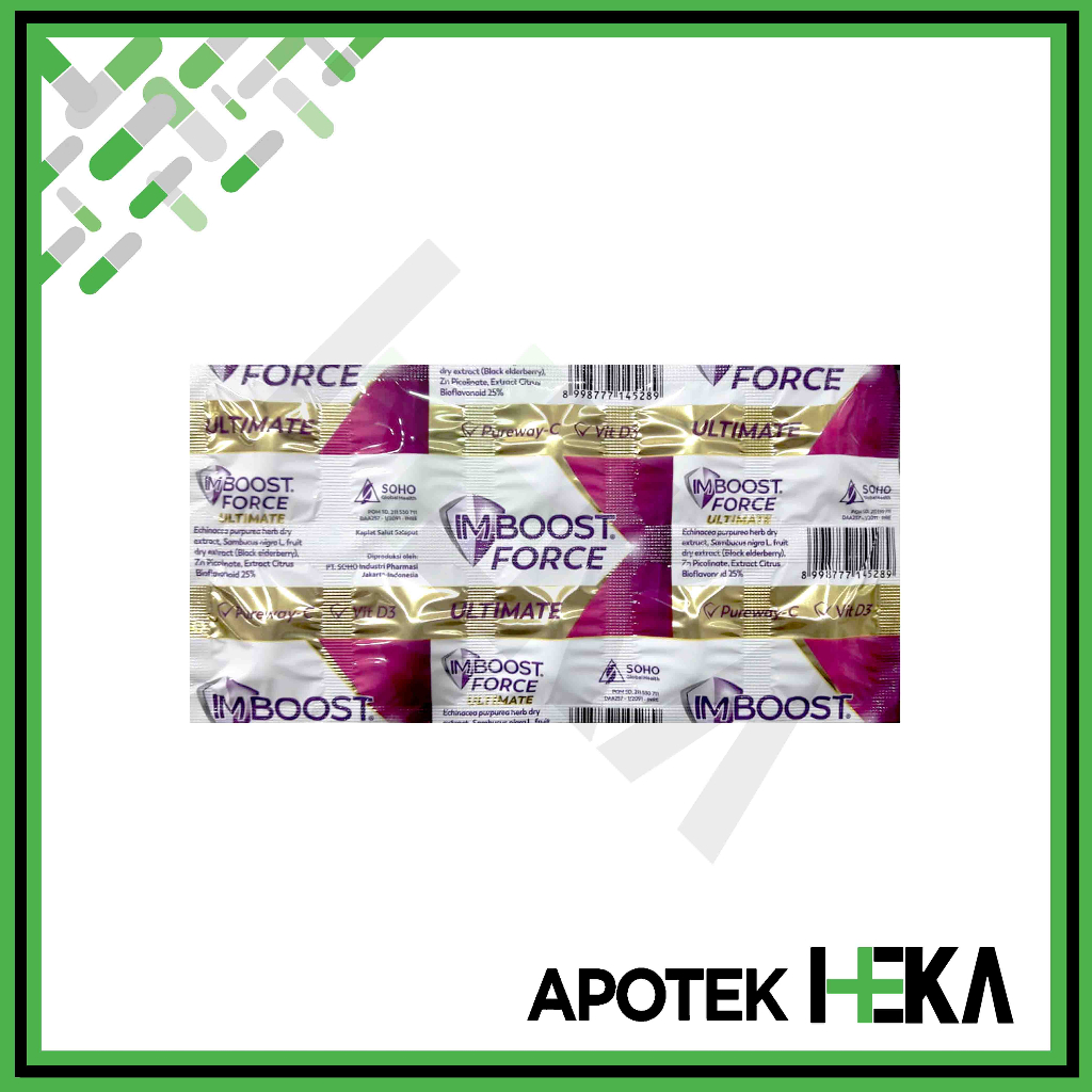 Imboost Force Ultimate Kaplet Box isi 3x10 Tablet - Daya Tahan Tubuh (SEMARANG)