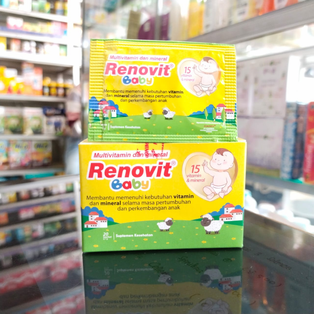 RENOVIT BABY 1 SASET 1GR renovit baby sachet suplemen kesehatan anak