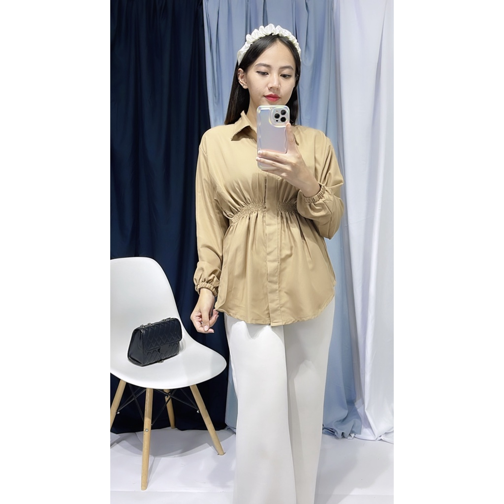 VEBBY BLOUSE / BLOUSE OVERSIZE WANITA