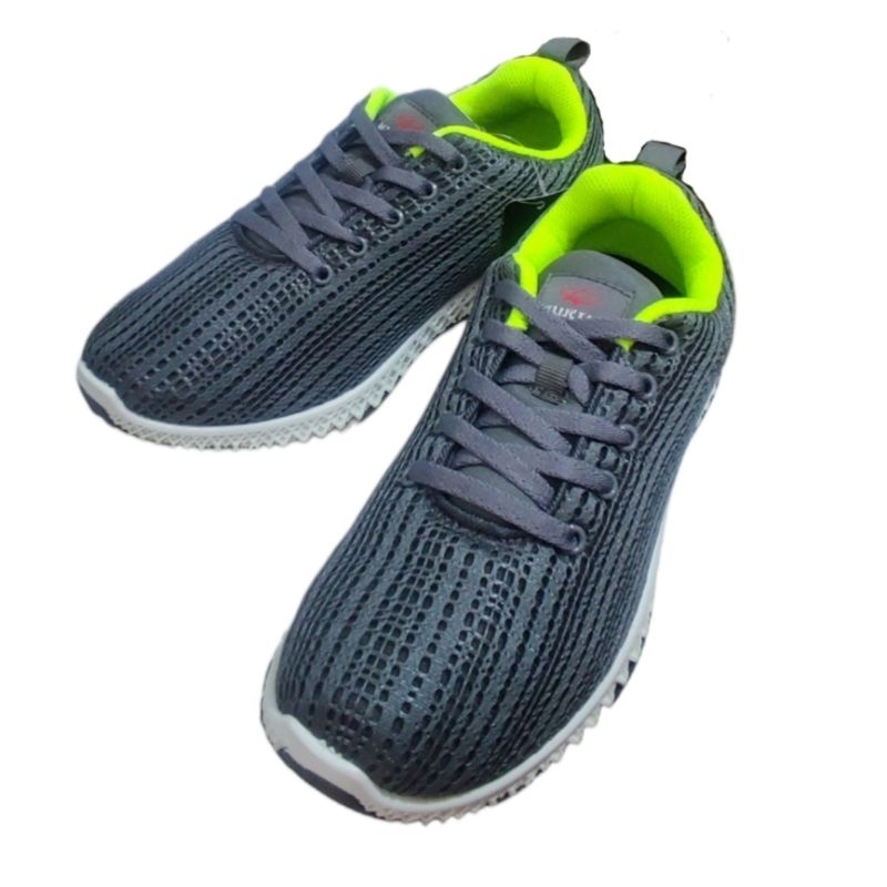 Sepatu Unisex Wukira Apollo Abu Putih Citrun Sepatu Tali Abu