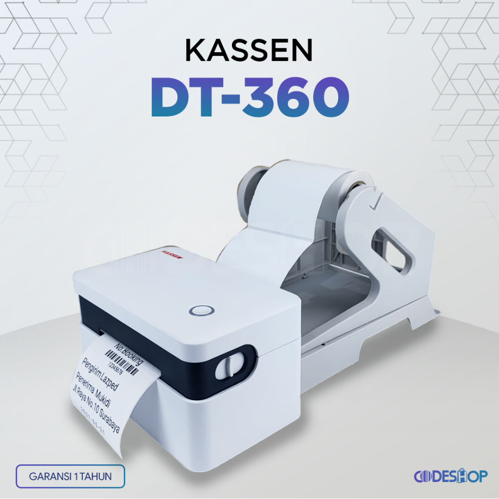 Printer Cetak Resi Kassen DT360 (USB+Bluetooth)