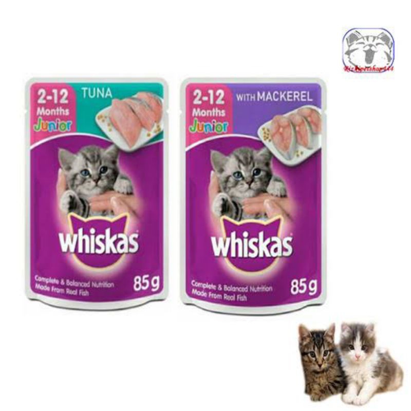 Whiskas Pouch Mackerel & tuna Junior