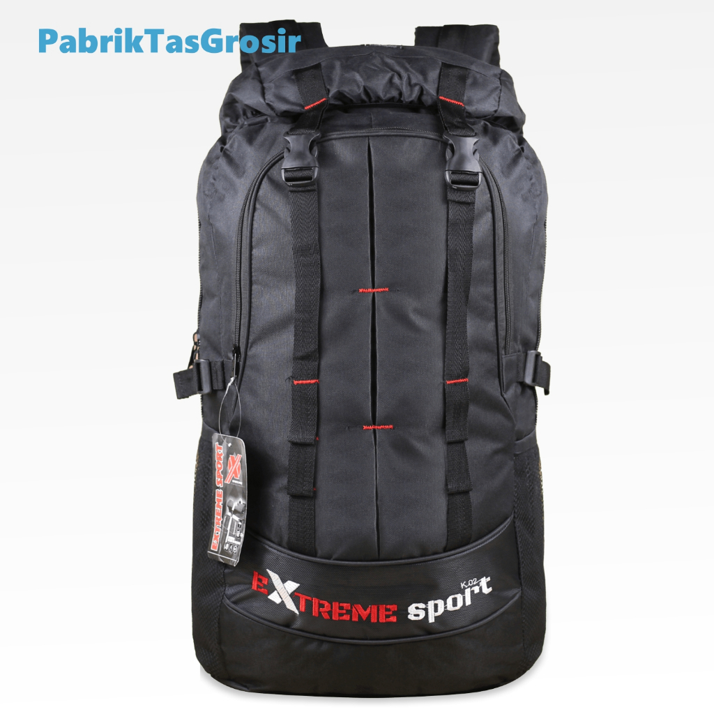 Carriier Gunung 40 Liter Kanvas Denim Tas Gunung Muncak Mendaki Ransel Camping Hiking Kapasitas 40l Kapasitas Besar Super Kuat
