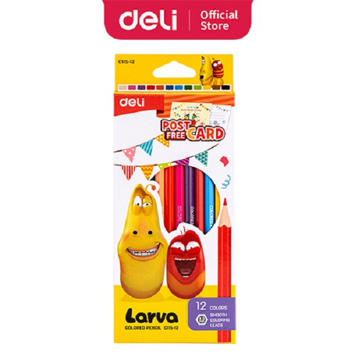 

Deli Pensil Warna Larva isi 12 Panjang