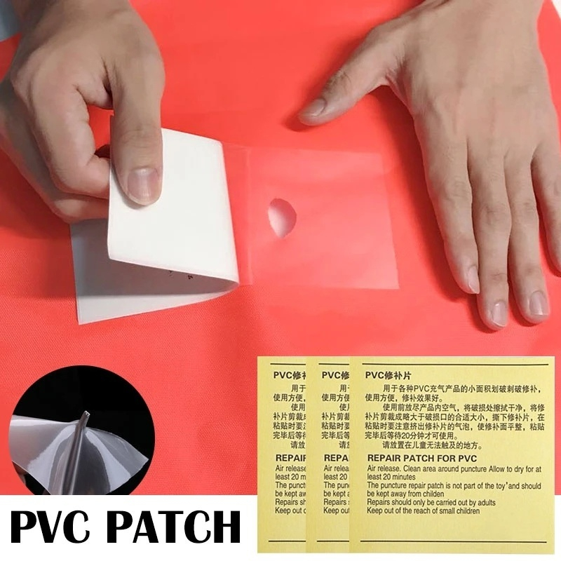 10Pcs/set Repair Patch Lem Kasur Angin PVC Tahan Air Lem Sofa Angin Lem Repair Kit