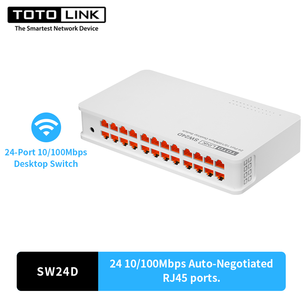 Network (Device) TOTOLINK SWITCH 24 PORT SW24D 100Mbps