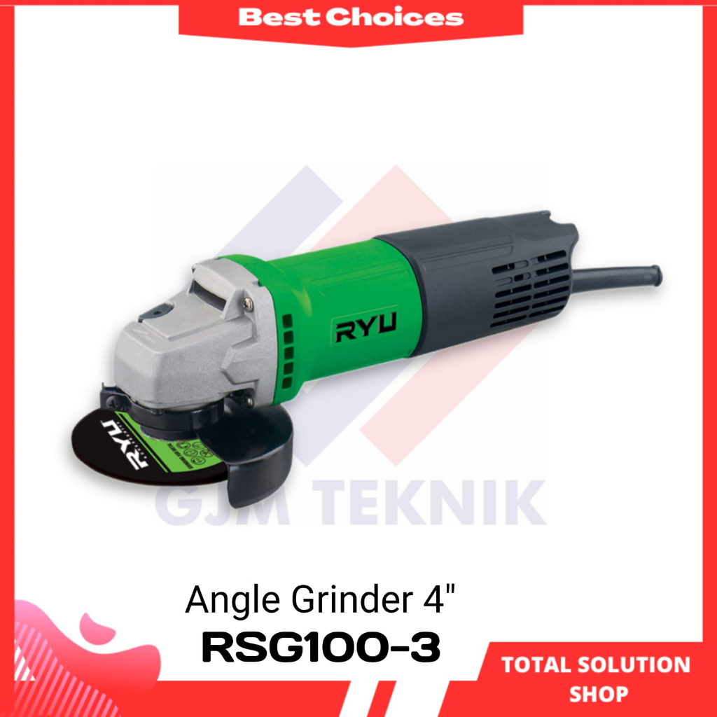 Gerenda ryu 4 inchi RSG100-3 - Gerinda tangan Ryu - Murah
