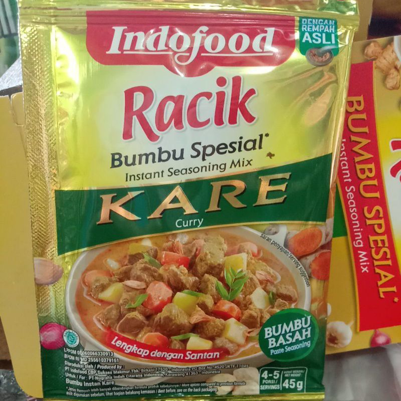 Indofood Racik Bumbu Basah (Rendang, Rawon, Kare)