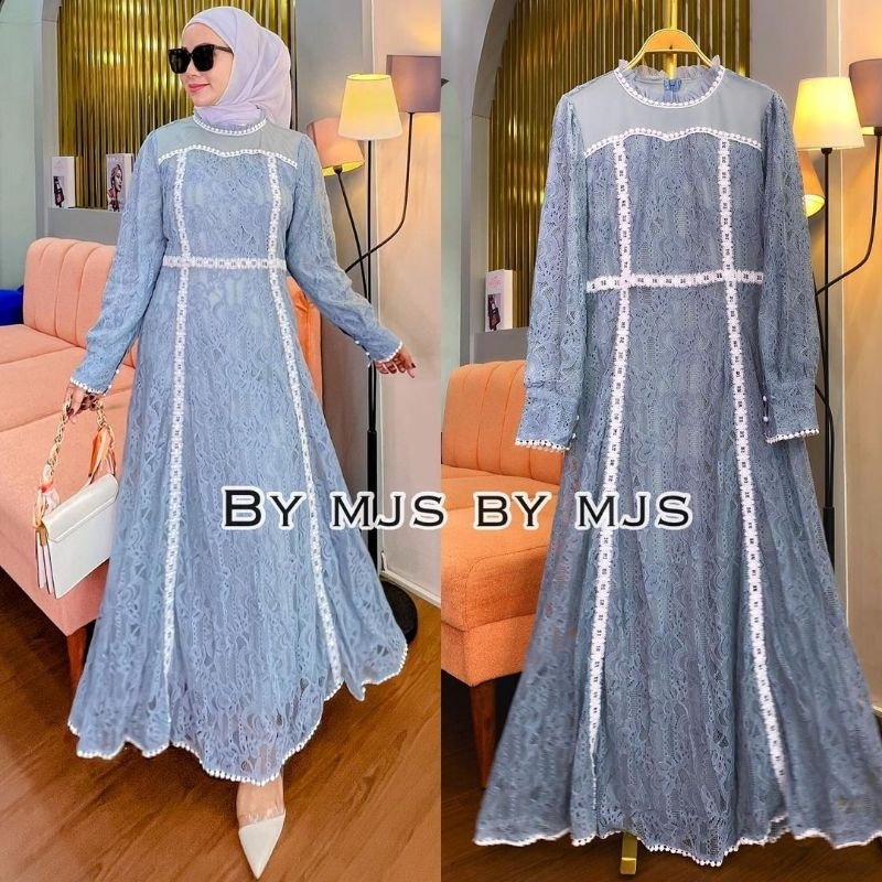 NADYA DRESS // Nadya Brukat Dress // Dress Lebaran
