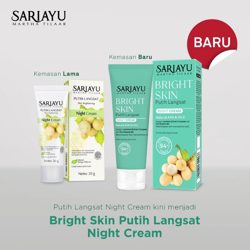 Sariayu Putih Langsat Night Cream