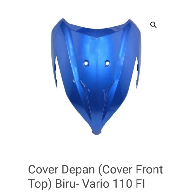 Cover Front Top Blue Cover Tameng Depan Honda Vario 110 F1 64301-K46-N00VBM Ori Honda Genuine Parts