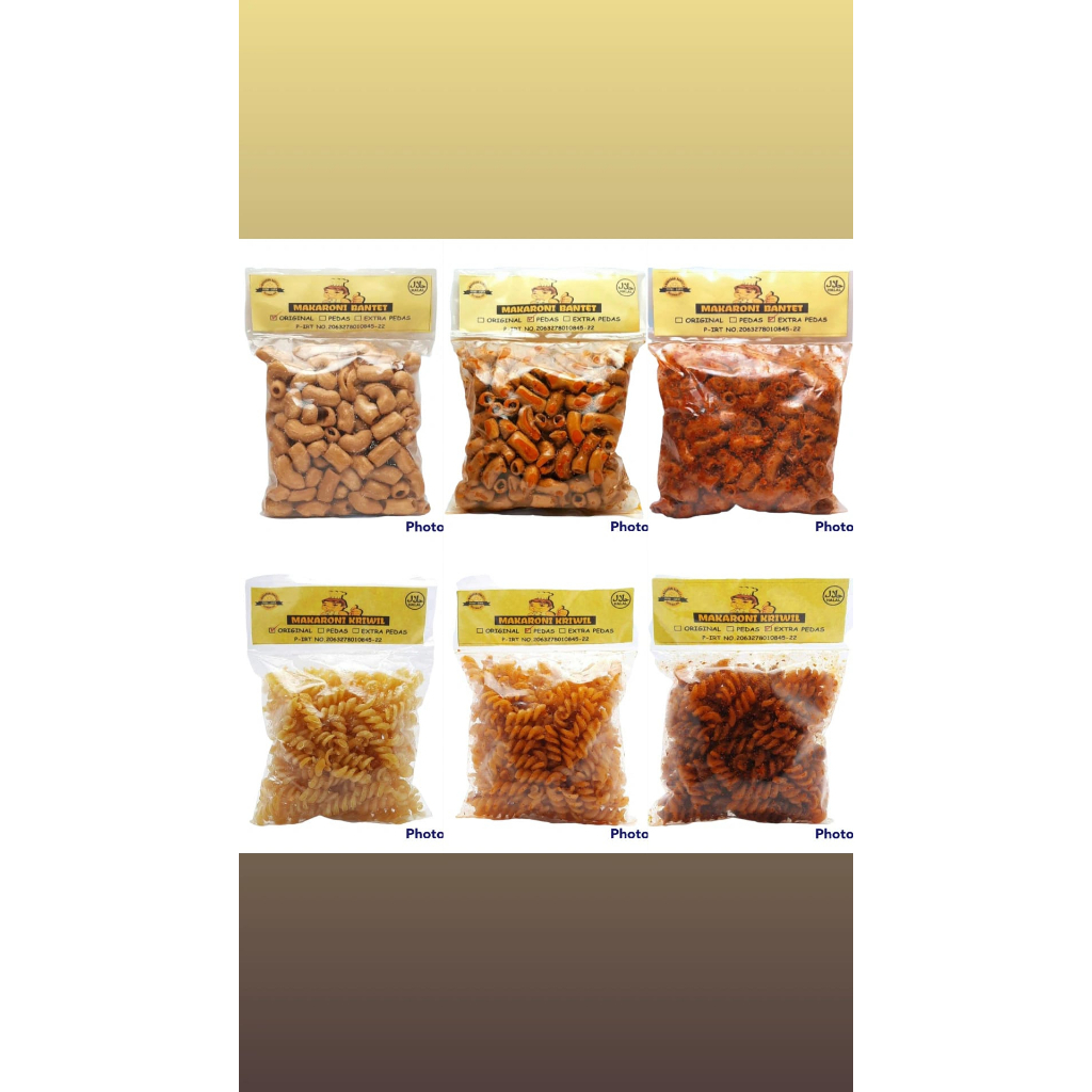 

MAKARONI BANTET CAP KOKI KILOAN (1/4 KG) - MAKARONI BANTAT KILOAN - MAKARONI KRIWIL/SPIRAL KILOAN