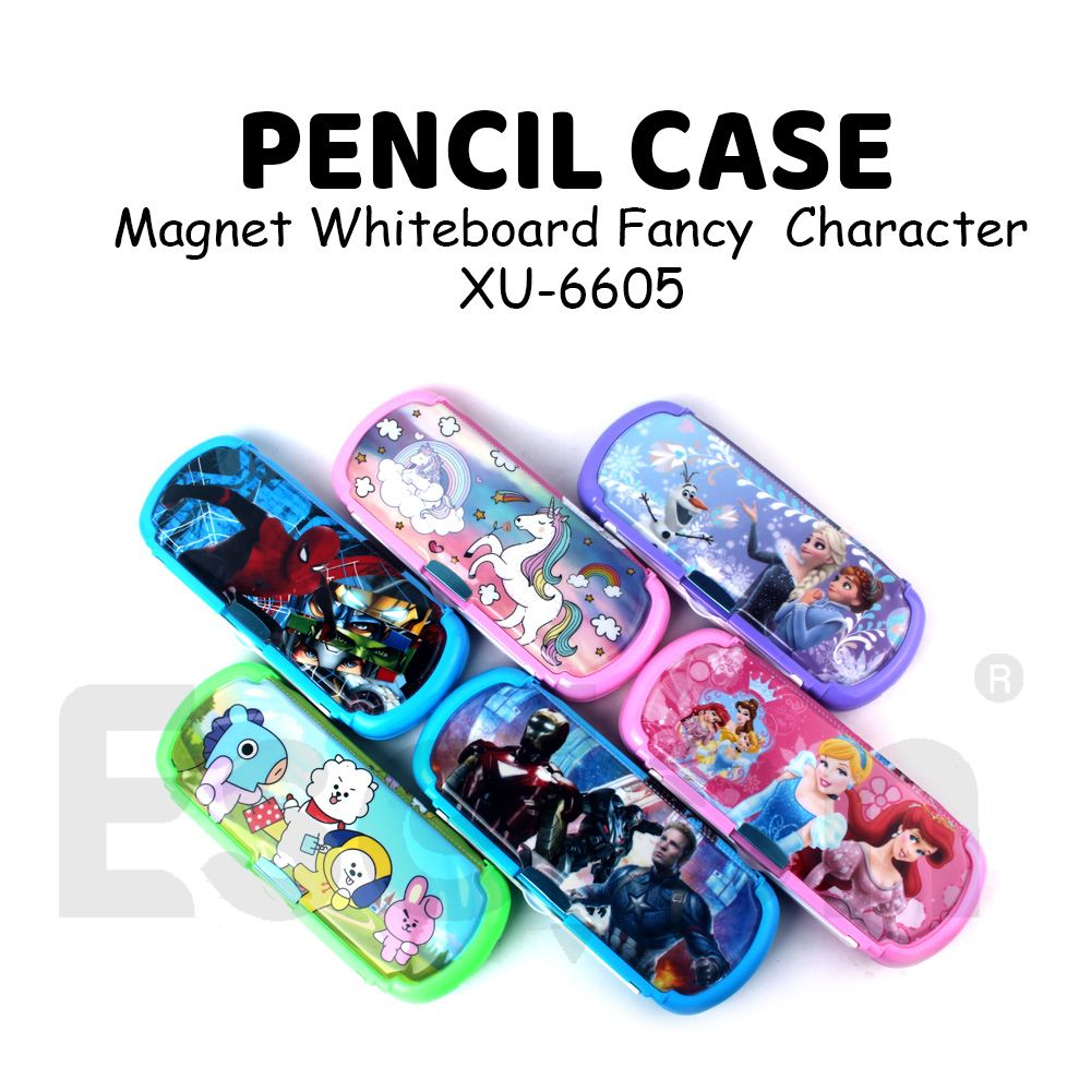 

Kotak pensil magnet papan whiteboard+spidol karakter XU-6605