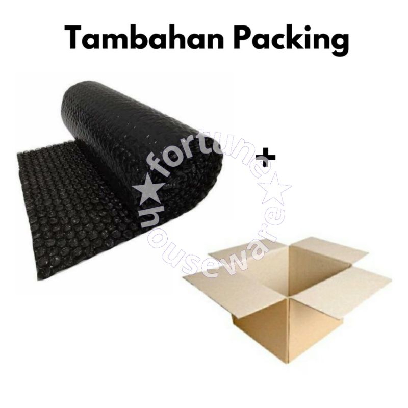 

Tambahan Extra Packing pengiriman Bubble Wrap Dan Kardus