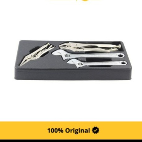 Krisbow Set Tang Dan Kunci Inggris 4 Pcs - 10066258