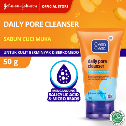 CLEAN &amp; CLEAR Daily Pore Cleanser 50gr