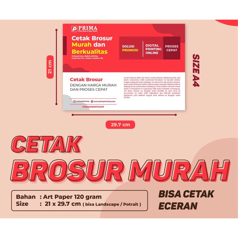 Cetak brosur/flayer/ leaflet