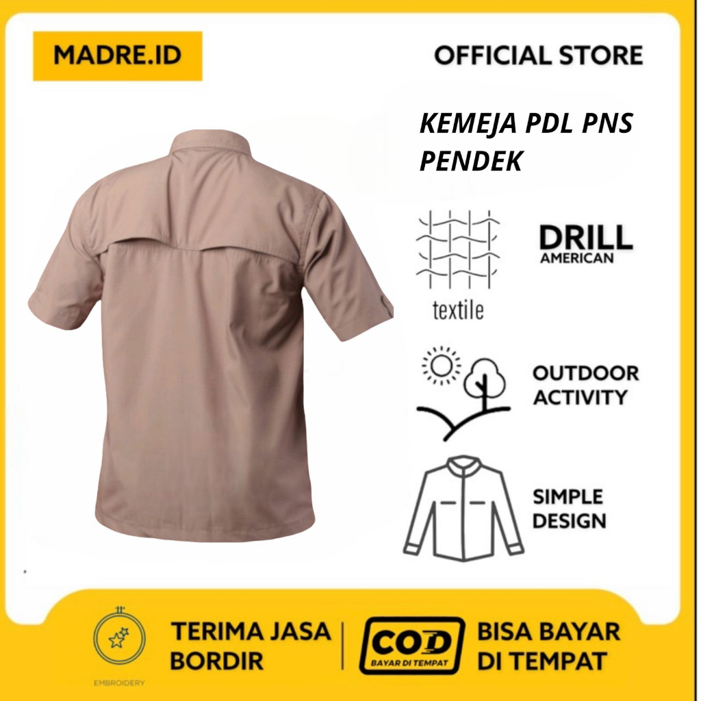 Kemeja PDL / Adventure / Downhill / Berburu Lengan Pendek