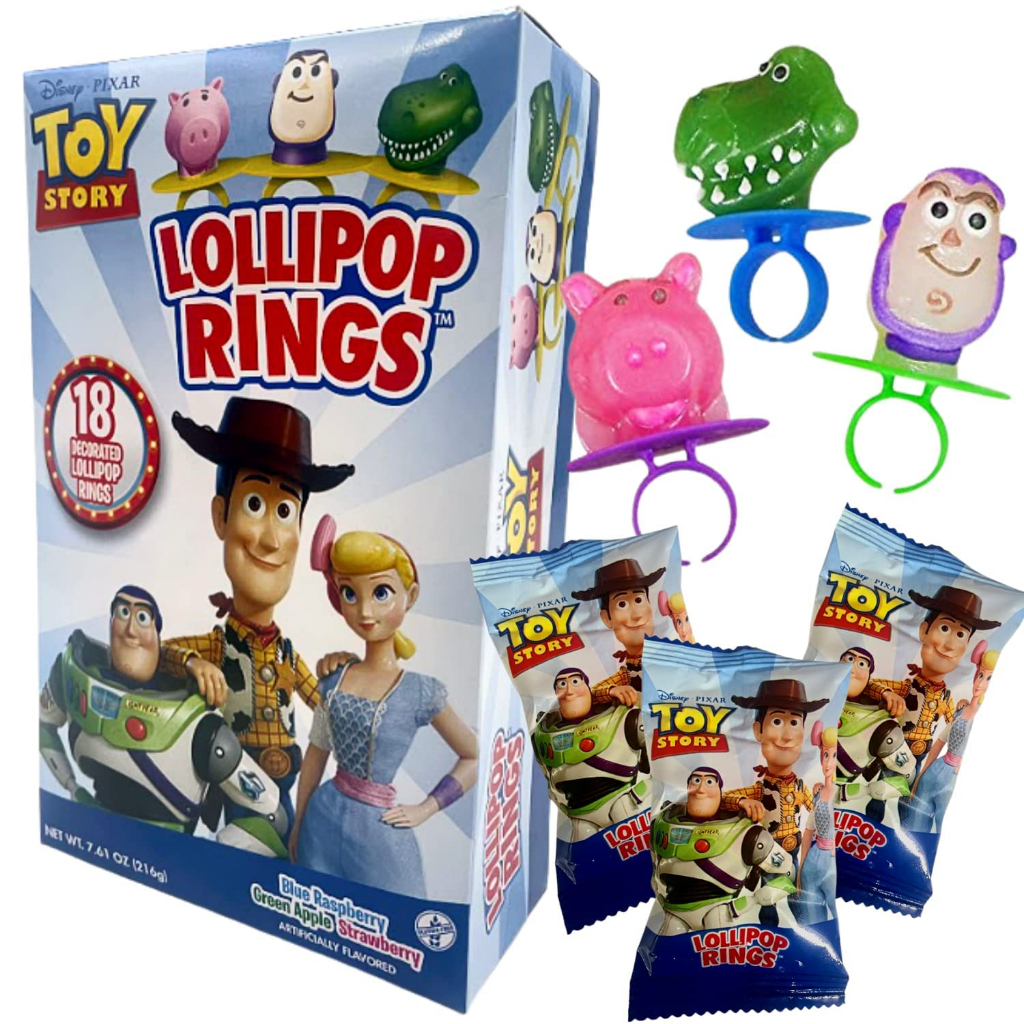 Disney Toy Story  Lollipop Rings Original USA Cincin Permen Candy Import - 1 PCS