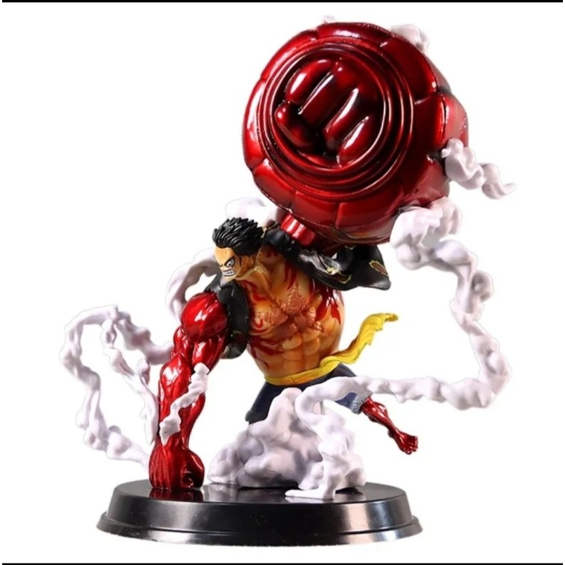 Anime One Piece Luffy D Monkey Gear 4 Aksi Tinju Besar Figure