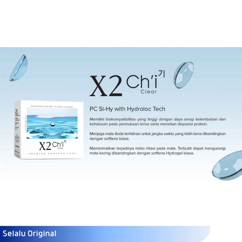 SOFTLENS BENING X2 CHI CLEAR 3 BULAN