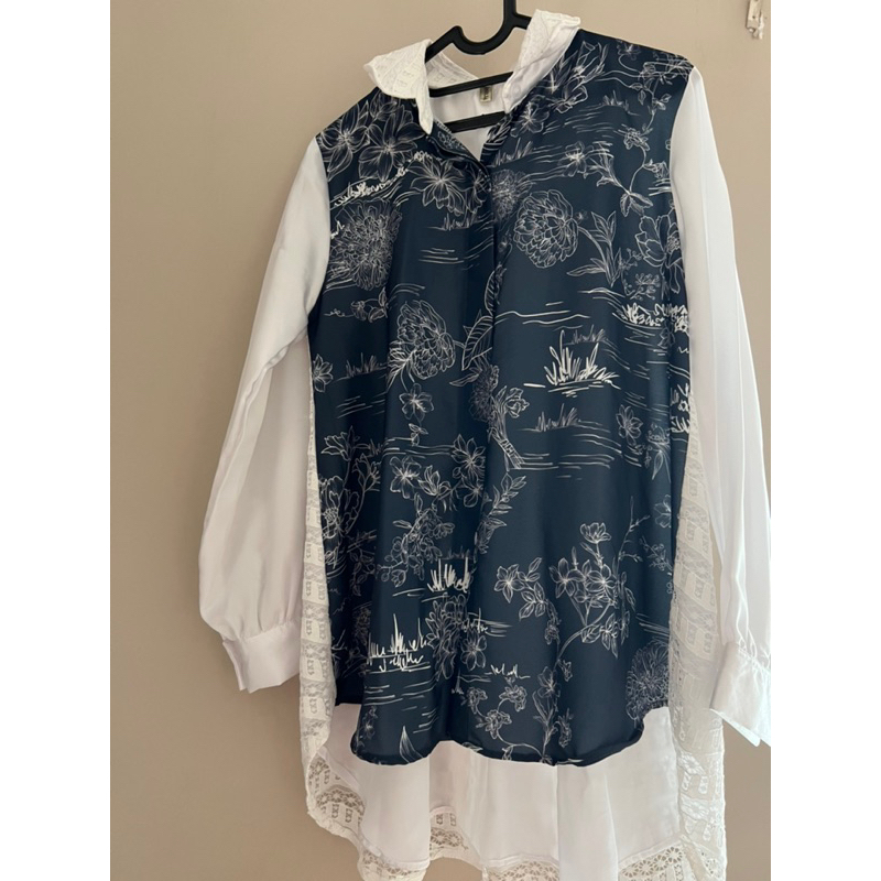 tudejul blouse navy vanillahijab