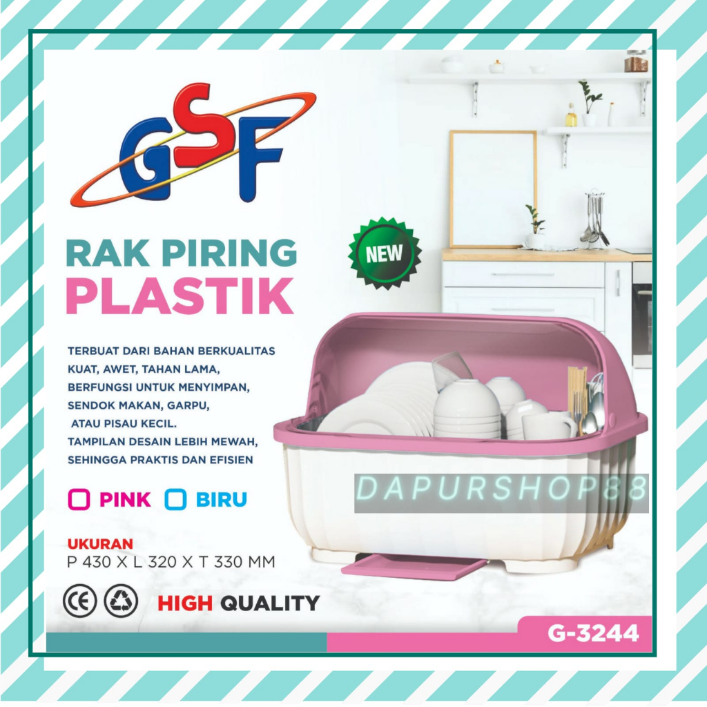 RAK PIRING PLASTIK GSF G-3244 / RAK PIRING PLASTIK GSF 3244 / RAK PENGERING PIRING / RAK PENGERING A